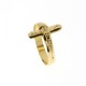 Anello con croce in oro giallo 18Kt 750/1000