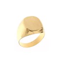 Anello da uomo in oro giallo 18 Kt 750/1000 lucido e satinato