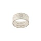 White gold 18k with Ave Maria engraved prayer ring