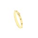 Anello rosario in oro 18 Kt 750/1000 larghezza fascia 3mm