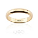 Fede Diana in oro giallo 18 Kt 750/1000 lucida classica da donna