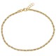 Bracciale in oro bianco e giallo 18 Kt 750/1000 a sfere martellate da donna