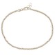 Bracciale in oro bianco 18 Kt 750/1000 a sfere martellate da donna