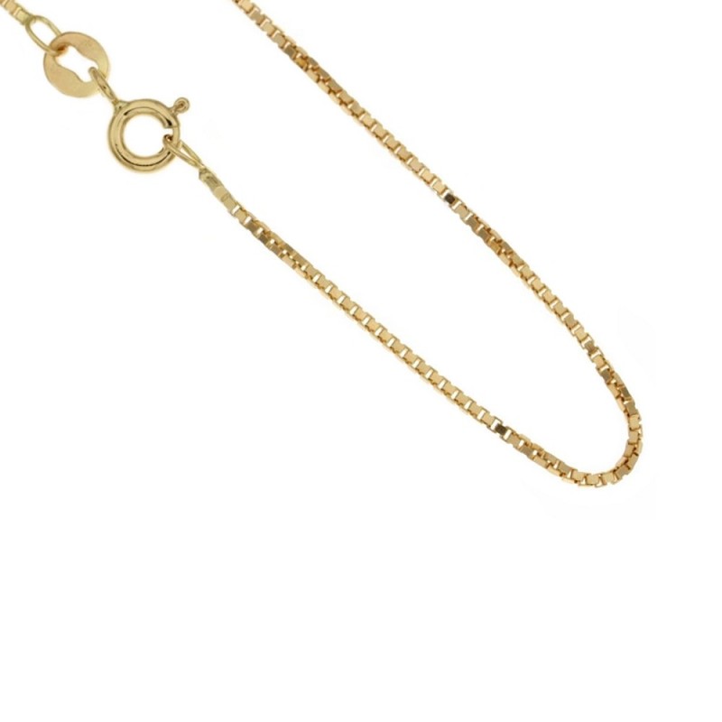 Gold 18k 750/1000 venetian type unisex chain