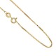 Gold 18k 750/1000 venetian type unisex chain