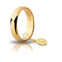 Yellow gold 18Kt 750/1000 unoaerre shiny uinisex wedding ring