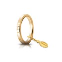 Gold 18 Kt 750/1000 unoaerre with diamonds wedding ring