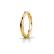 Yellow gold 18 Kt 750/1000 Unoaerre Corona shiny unisex wedding ring