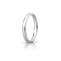 White gold 18 Kt 750/1000 Unoaerre Orion unisex wedding ring