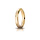Yellow gold 18 Kt 750/1000 Unoaerre Hydra ct. 0.03 unisex wedding ring
