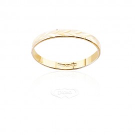 Gold 18 Kt 750/1000 Diana unisex engagement ring