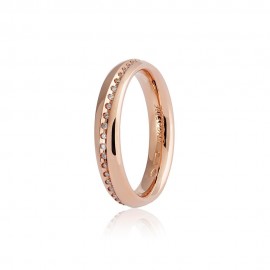 Gold 18 K Unoaerre Infinity wedding ring